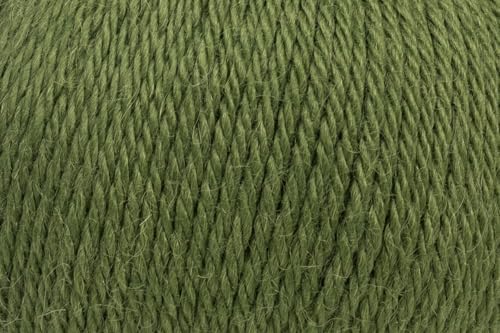 100% Baby Alpaca Yarn for Knitting & Crocheting - Set of 3 Skeins of Premium Yarn DK - Lightweight, Hypoallergenic & Thermal Peru Made - Ideal for Delicate Projects (GR339 - Olive Greeen)
