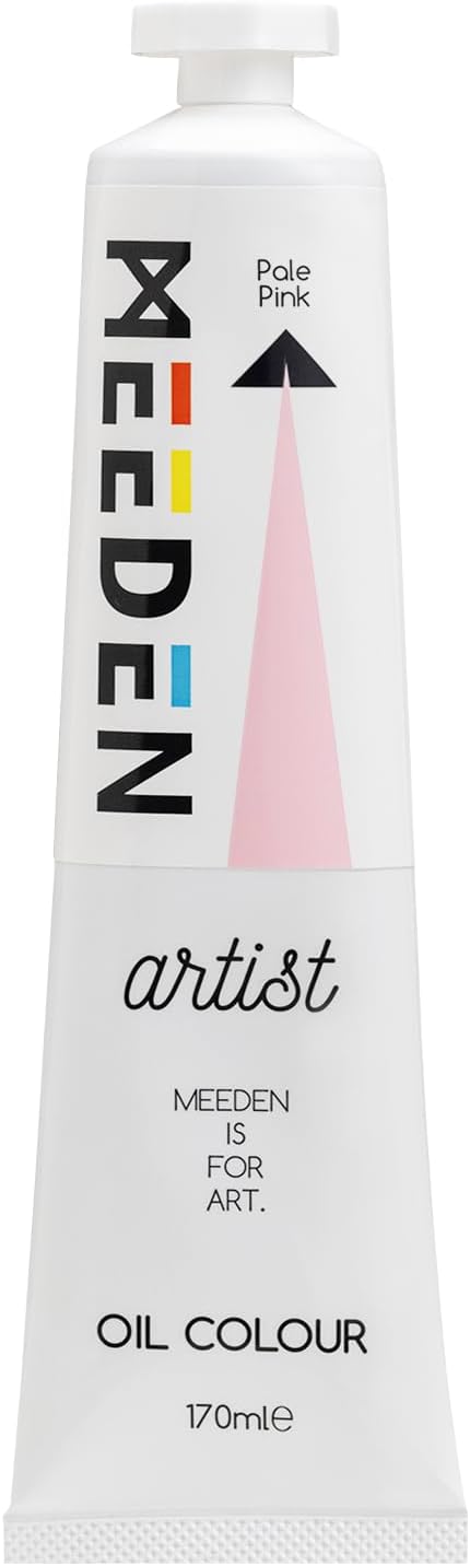 MEEDEN Artist Grade Oil Paint: Pale Pink - 170ml/5.7oz Tube | Professional Art Paints and Supplies for Canvas Painting