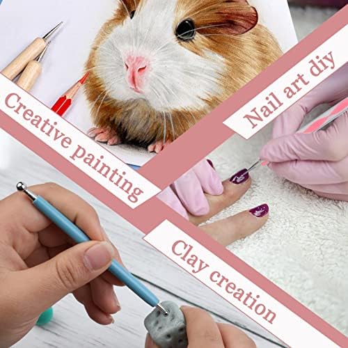 LOKUNN 14 Pcs Dotting Tools Embossing Tool Dotting Tools Set Rock Painting