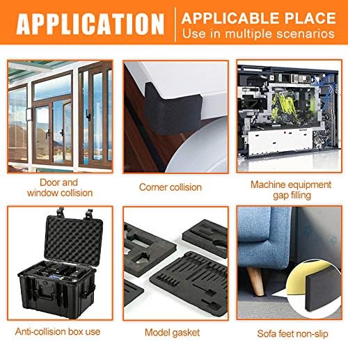 Foam Insulation Tape Adhesive High Density, Seal, Doors, Weatherstrip, Waterproof, Plumbing, HVAC, Windows, Pipes, Cooling, Air Conditioning, Weather Stripping, Craft Tape (33 Ft x 1/8" x 1")