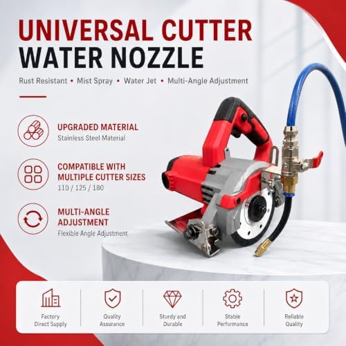 Angle Grinder Dust Remover Water, Universal Grinder Water Attachment，S：20M