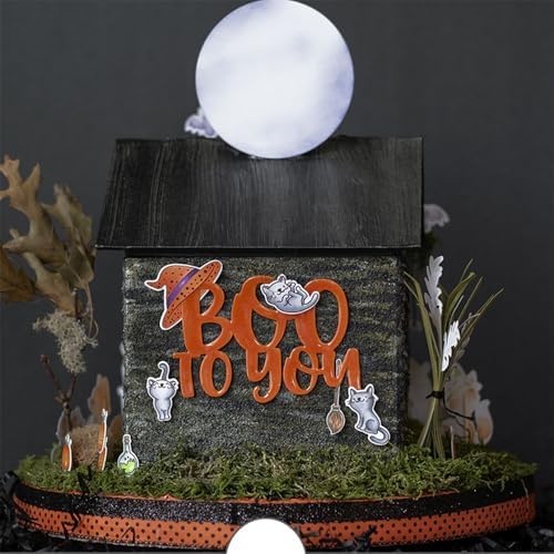 Halloween Word Boo to You Metal Cutting Dies for Card Making