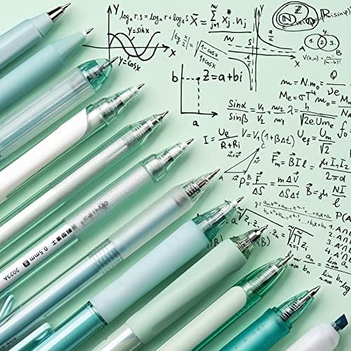 Four Candies Green Pens, Black Gel Ink, Forest - 12ct, 0.5mm Fine Point
