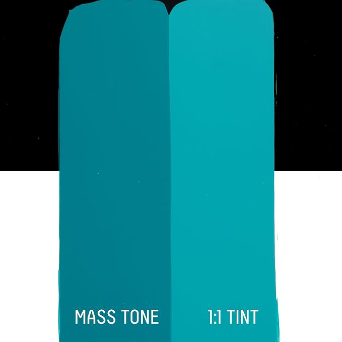 Liquitex BASICS Acrylic Paint, 4-oz Tube, Turquoise Blue | Medium Viscosity, Satin Finish, Lightfast, Fine Art Pigments, Range of Opacities, Easy Blending