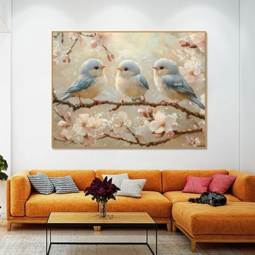Blue Bird Diamond Art Kits for Adult Diamond Painting Kit for Beginner