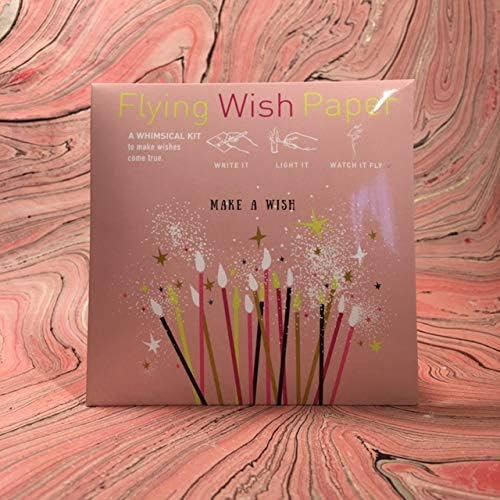 Flying Wish Paper Make a Wish Mini Wishing Kit, Birthday Gift, Mindfulness