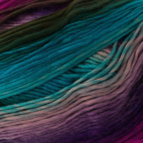 Loops & Threads Facets Yarn - Yarn for Knitting, Crochet, Weaving, and Arts & Crafts - Multi, Acrylic, 3.5 oz