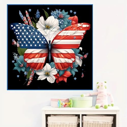 Diamond Art Kits for Adults Independence Day Diamond Painting Kit 14x14in