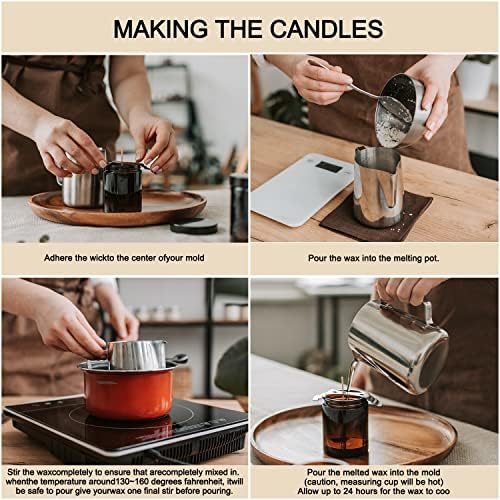 Candle Making Soy Wax-2 lb Bag（32oz）-Pure Nature DIY Soy Wax Flakes