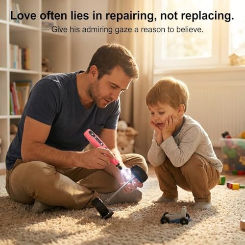Tangting 45-Pc Mini Rotary Tool Kit, Rechargeable, 5-Speed & LED(Pink)