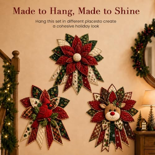 Daily Partner Quilted Christmas Door Hanging DIY Sewing Kit (B1)