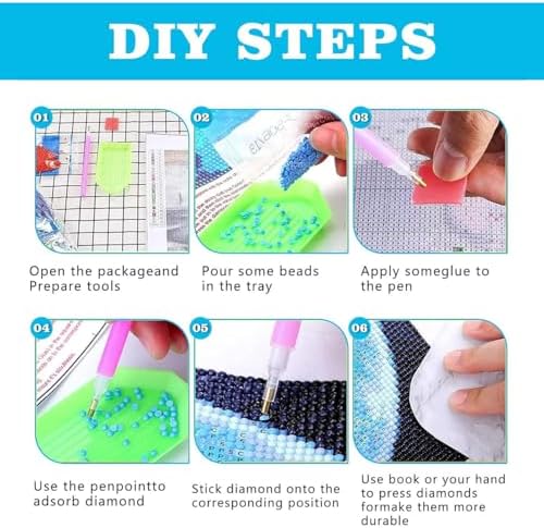 EIBEILI Diamond Art Kits for Adults-Hydrangea Flowers Diamond Painting Kits
