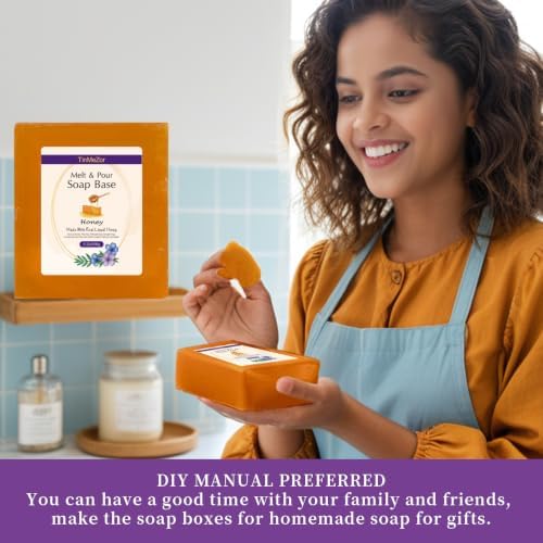 Honey Soap Base, Melt and Pour Soap Base for Soap Making 2 LB