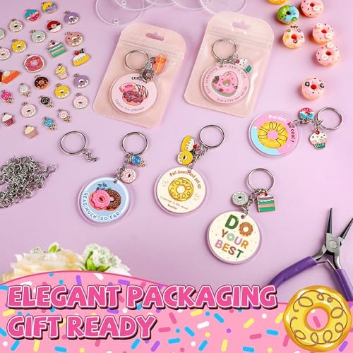 151Pcs Keychain Blanks Kit, DIY Keychain Making Kit With Clear Acrylic Blanks, Key Rings, Keychains Making Supplies
