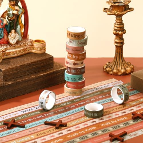 24 Rolls Back to School Washi Tape Christian Scripture Bible