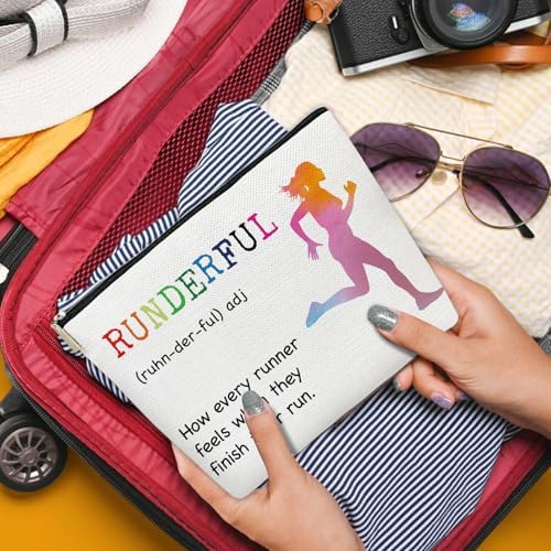 Running Makeup Bag, Gifts for Runners Women
