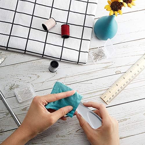 Outus 3 Pcs Point Turner Seam Creaser Tool for Sewing Quilting Pressing Seams and Marking Fabric Plastic Point Turner with Seam Creasing Edge for Dressmaking Tailoring Crafting(White)