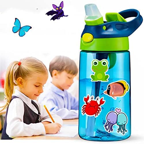 Cute Animal Stickers for Kids, 100 Pcs Zoo Animal Stickers for Water Bottle, Vinyl Waterproof Farm Zoo Sticker for Water Bottle Laptop for Kids Teens