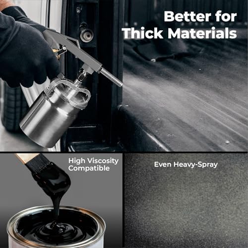 InoKraft Undercoating Spray Gun, for Truck Bed Liner Coating, Rubberized Undercoat, Rust Proofing (Basic Model)