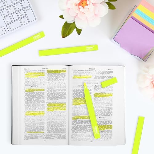 Vitoler Yellow Highlighter, Quick Dry,Cute Chisel Tip 5pcs | Dry Fast,long lasting high quality for bible study,books,journal,writing,school office