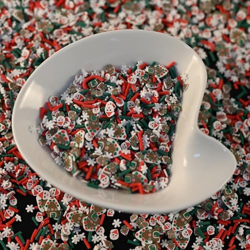 LIKETURE Fake Sprinkles 110g Fake Christmas Sprinkles Non-edible Craft Sprinkles Faux Sprinkles for Crafts Plastic Sprinkle Decoration Slime Sprinkles Slime Add Ins Shaker Card Filler(Black)