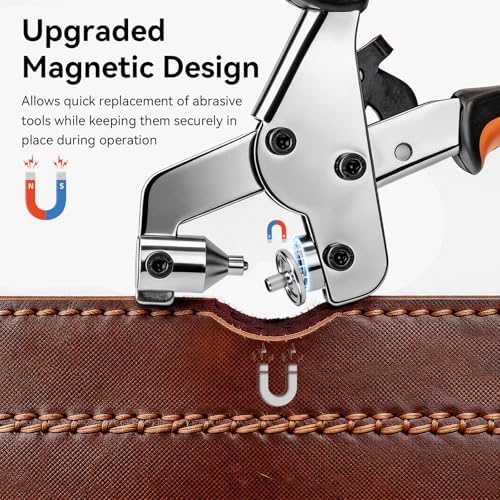 GRENTOOL Snap Fastener Tool Kit with 100 Sets 15mm Boat Cover Snaps