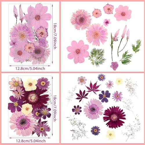 Nuanchu Dried Flowers Pressed for Crafts Resin Molds DIY, Large Sunflower