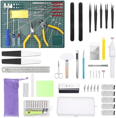 Fippy 101PCS Gundam Model Tools Kit, Hobby Building Tools Kit for Gundam Basic Model Assembling, Building and Repairing