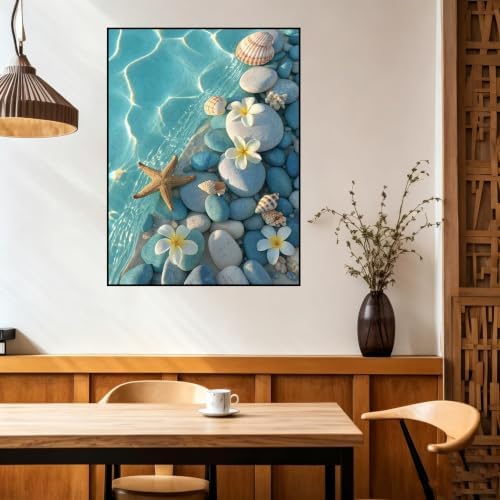 Benjenes 3Pack Diamond Art Kits for Adults, Ocean Diamond Painting Kits