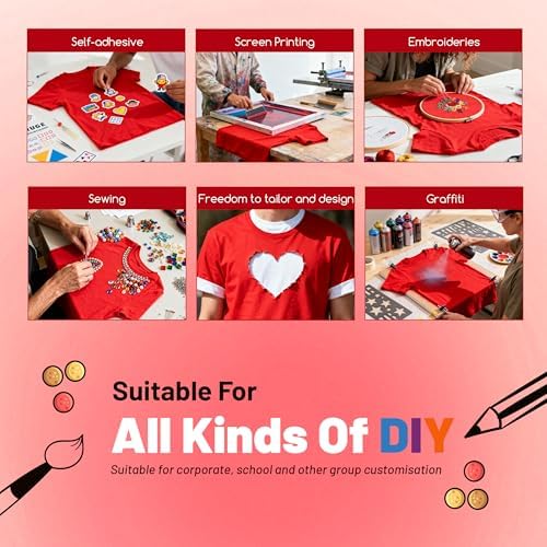 Joyclub 5 Pack Sublimation Shirts Blanks Bulk Polyester Unisex S-2XL | Wholesale crew neck short sleeve for heat transfer and vinyl; mixed sizes simplify team, event and small-batch planning gifts