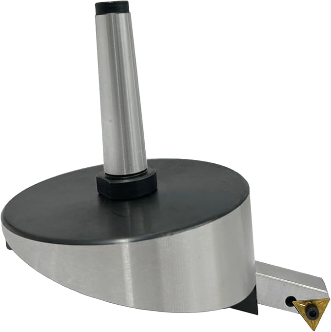 Large head size 4" Inch/ 100 mm diameter Fly cutter with Carbide Indexable tip facing tool (Morse Taper 2MT)