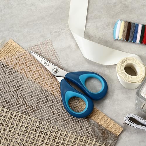 LIVINGO Sewing Scissors Set 9.5" Fabric Shears with Embroidery Snips