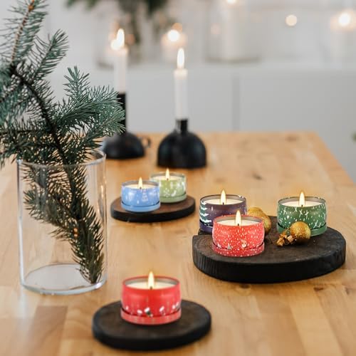 36 Packs Christmas Scented Candles Gift- Aromatherapy Candle-2.5oz Soy Wax-Long Lasting Burn time, Christmas Thanksgiving Gifts, Home Decor.