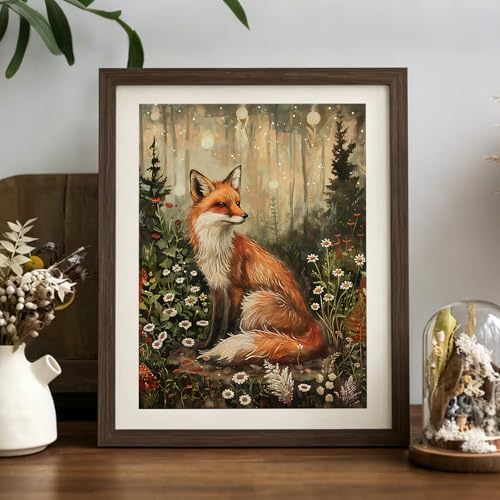 XTCIXAL Diamond Art Kits for Adults, Fox Diamond Painting, 12x16 Inch