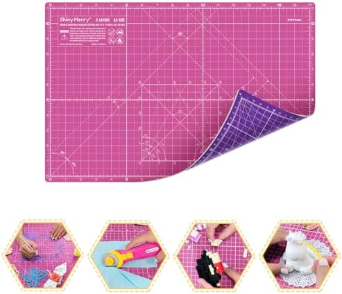 Self Healing Cutting Mat A3 12"x 18" Double Sided Pink Mat