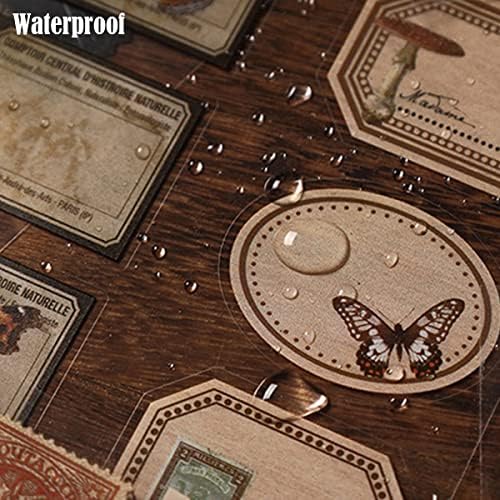 Vintage Stickers 20 Sheets Scrapbooking Supplies Journaling Decals (Letter)