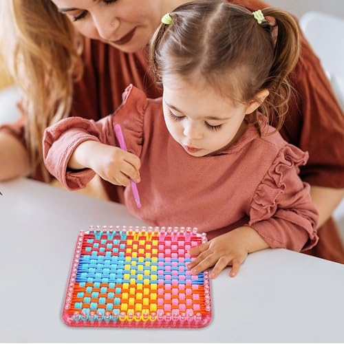 REENLIV Upgraded Weaving Loom Kit Toys for Kids & Adults, DIY Arts & Crafts