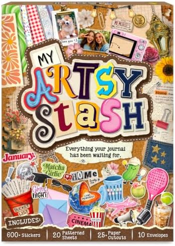 My Artsy Stash – Scrapbooking Kit, Journaling Kit & Junk Journal Supplies