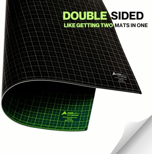 Adir Self Healing Cutting Mat - 30x42 Inches Sew Cutting Mat and Quilt Cutting Mat with 5 Layers, Double Sided Cutting Mat for Crafts - Reversible Non-Slip Cutting Pad with Grid