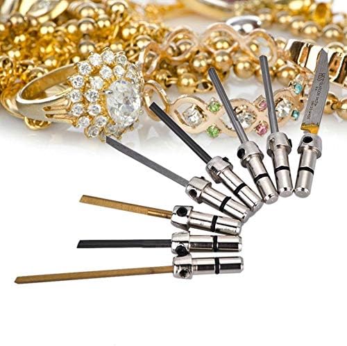 Jewelry Engraver Tools,Engraving Cutting Bits for Pneumatic Impact Engraving Machine Jewelry Tool Edge Tungsten Steel Carving Graver Knife