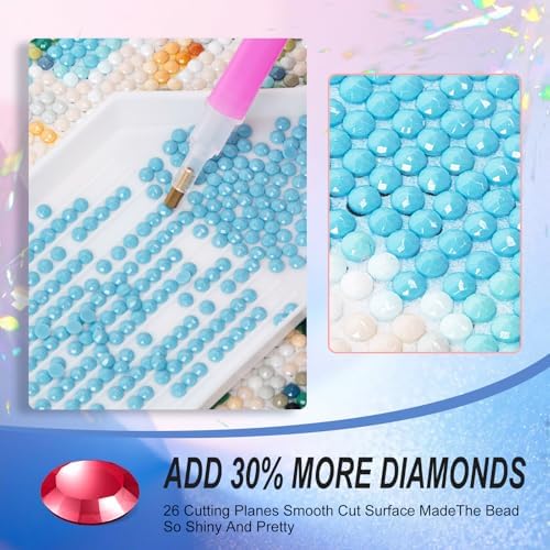 Diamond Art Kits for Adults, Horses Diamond Painting Kit, 12 x 16 Inch