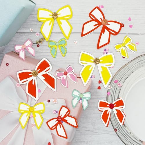 KSCRAFT 2024 November Valentine Release Metal Cutting Dies Stencils for DIY Scrapbooking Decorative Embossing DIY Paper Card (Trio Flat Bows)