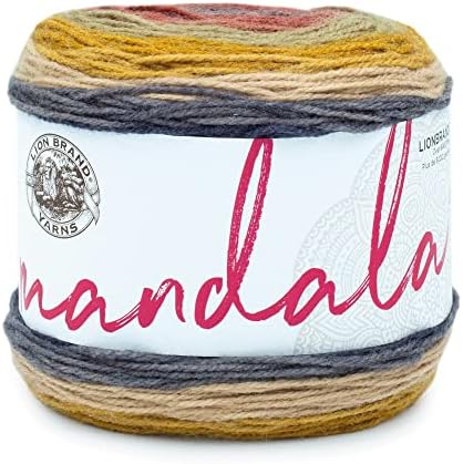 Lion Brand Yarn, Mandala DK Crochet Yarn, Centaur, Multicolor, 1 Pack
