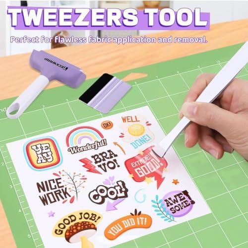 TECKWRAP Brayer Roller Set for Vinyl DIY Crafts - 4 PCS