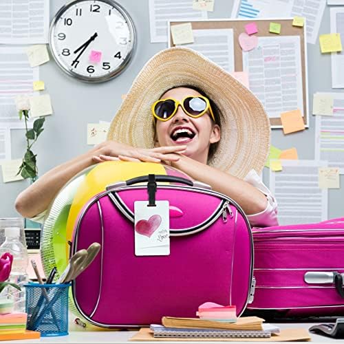 Frienda Sublimation Luggage Tag Blanks White MDF with Strap