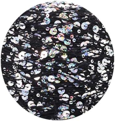 ECYC Ltd 153 Yards Cotton Sequin Yarn, Sparkle Sequin Thread for Knitting & Crocheting, DIY Craft Projects