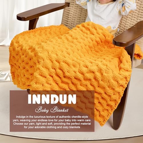 Yellow Chunky Chenille Yarn, #6 Super Bulky, 3.5 oz/72 Yards