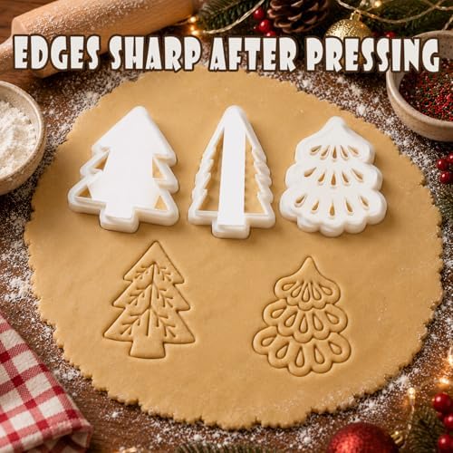 11 Pcs Holiday & Woodland Polymer Clay Cutters Set - Mushroom, Snowflake, Christmas Tree & Animal Shaped Clay Cutters for Polymer Clay Jewelry Making, Perfect Christmas & Animal Lover Gift