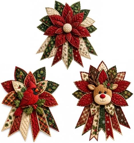 Daily Partner Quilted Christmas Door Hanging DIY Sewing Kit (B1)