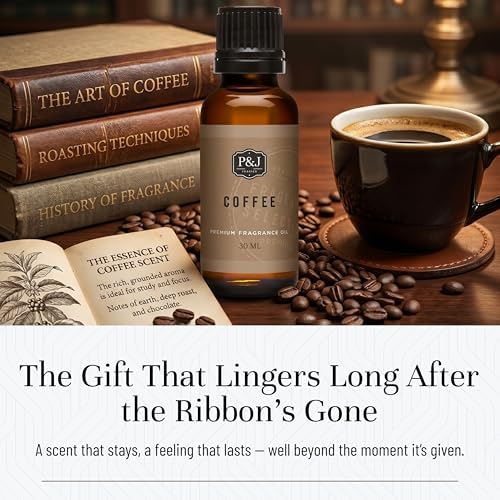 P&J Trading Fragrance | Coffee Oil 30ml - Candle Scents for Candle Making, Freshie Scent, Soap Making Supplies, Diffuser Oil Scents